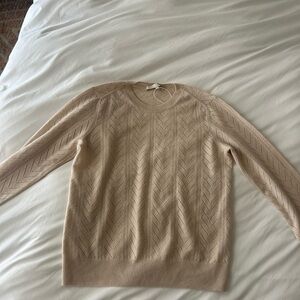 NWOT Naked Cashmere Pointelle Crew Neck Sweater
